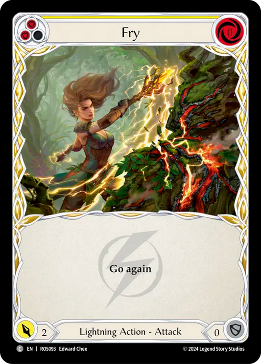 (ROS093) Flesh & Blood TCG Rosetta Single: Fry (Yellow) (Regular)  Common