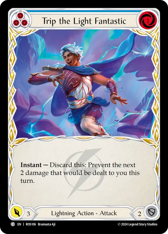 (ROS106) Flesh & Blood TCG Rosetta Single: Trip the Light Fantastic (Blue) (Regular)  Common