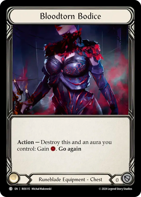(ROS115) Flesh & Blood TCG Rosetta Single: Bloodtorn Bodice (Regular)  Common