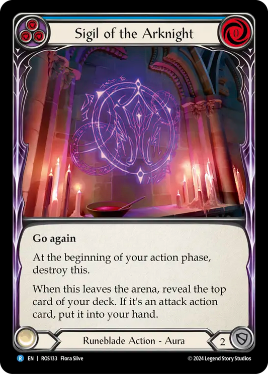 (ROS133) Flesh & Blood TCG Rosetta Single: Sigil of the Arknight (Regular)  Rare