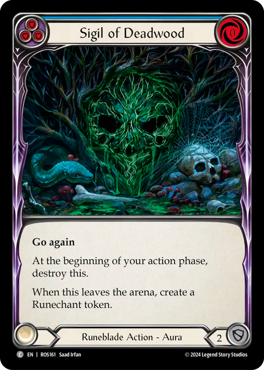 (ROS161) Flesh & Blood TCG Rosetta Single: Sigil of Deadwood (Regular)  Common