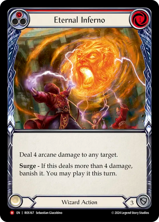 (ROS167) Flesh & Blood TCG Rosetta Single: Eternal Inferno (Rainbow Foil)  Majestic