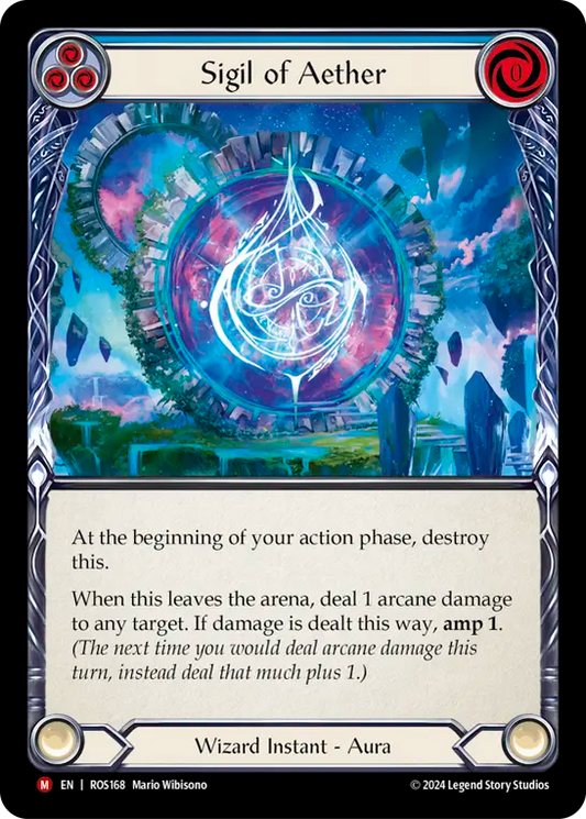 (ROS168) Flesh & Blood TCG Rosetta Single: Sigil of Aether (Regular)  Majestic