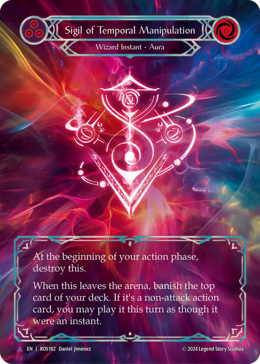 (ROS182) Flesh & Blood TCG Rosetta Single: Sigil of Temporal Manipulation (Marvel)  Marvel