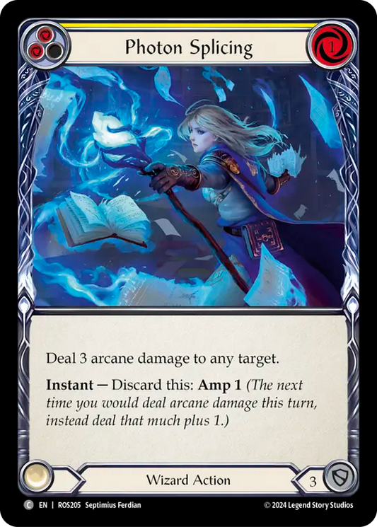 (ROS205) Flesh & Blood TCG Rosetta Single: Photon Splicing (Yellow) (Regular)  Common
