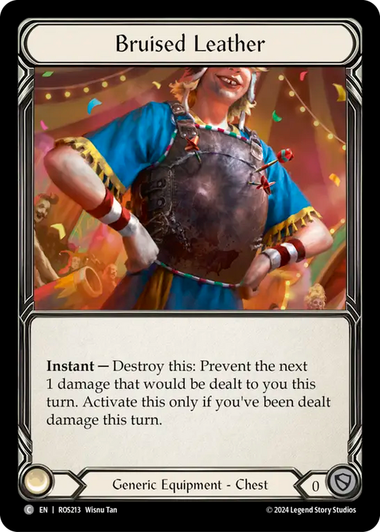 (ROS213) Flesh & Blood TCG Rosetta Single: Bruised Leather (Regular)  Common