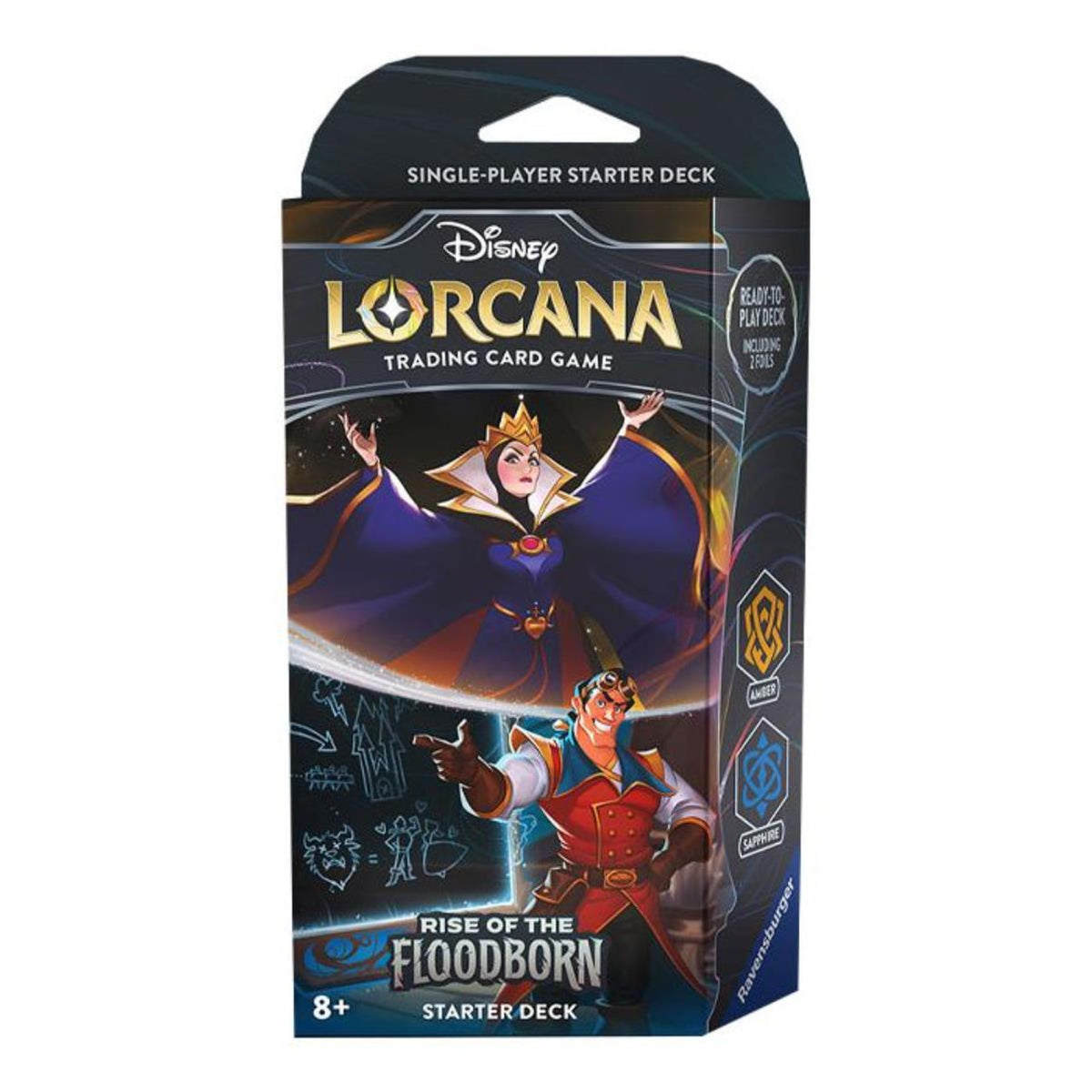 Disney Lorcana Rise of the Floodbord Starter Deck Queen/Gaston