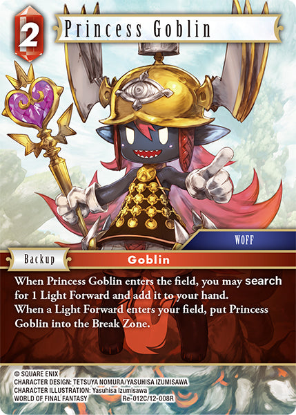 (012) Final Fantasy TCG Legacy Collection Single: Princess Goblin (12-008) (V.1) Holo Common