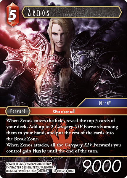 (015) Final Fantasy TCG Legacy Collection Single: Zenos (14-015) (V.1)  Common