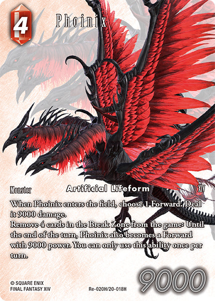 (020) Final Fantasy TCG Legacy Collection Single: Phoinix (20-018) (V.2) Holo Hero