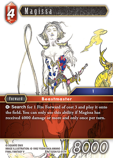 (025) Final Fantasy TCG Legacy Collection Single: Magissa (12-017) (V.1) Holo Hero