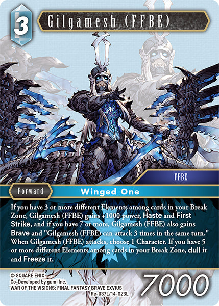 (037) Final Fantasy TCG Legacy Collection Single: Gilgamesh (FFBE) (14-023) (V.1)  Legend