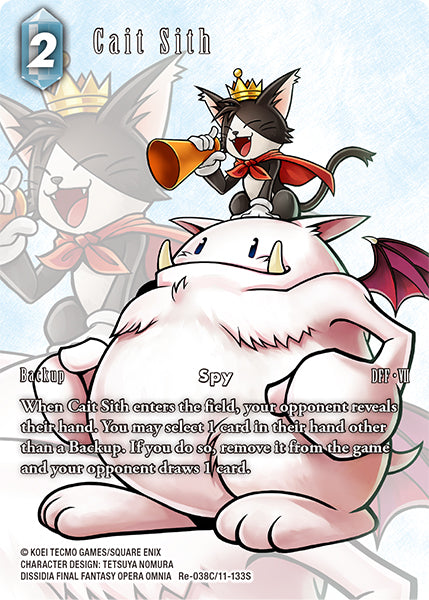 (038) Final Fantasy TCG Legacy Collection Single: Cait Sith (11-133) (V.2) Holo Common