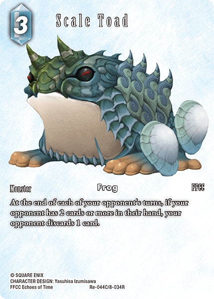 (044) Final Fantasy TCG Legacy Collection Single: Scale Toad (8-034) (V.2)  Common