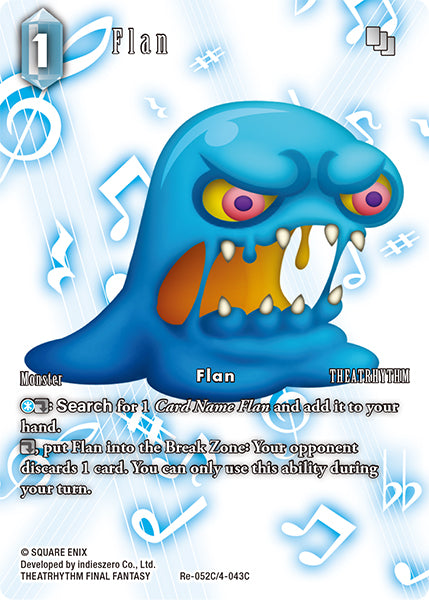 (052) Final Fantasy TCG Legacy Collection Single: Flan (4-043) (V.2) Holo Common