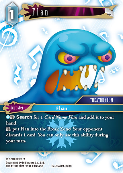 (052) Final Fantasy TCG Legacy Collection Single: Flan (4-043) (V.1) Holo Common