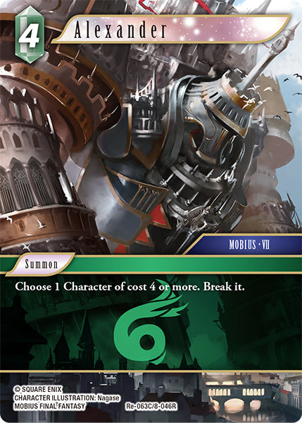 (063) Final Fantasy TCG Legacy Collection Single: Alexander (8-046) (V.1) Holo Common