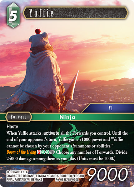 (083) Final Fantasy TCG Legacy Collection Single: Yuffie (18-050) (V.1)  Legend
