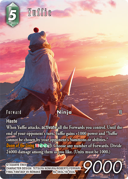 (083) Final Fantasy TCG Legacy Collection Single: Yuffie (18-050) (V.2) Holo Legend