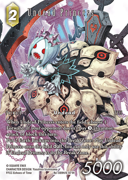(089) Final Fantasy TCG Legacy Collection Single: Undead Princess (8-071) (V.2) Holo Hero