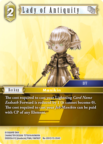 (091) Final Fantasy TCG Legacy Collection Single: Lady of Antiquity (13-054) (V.1)  Common