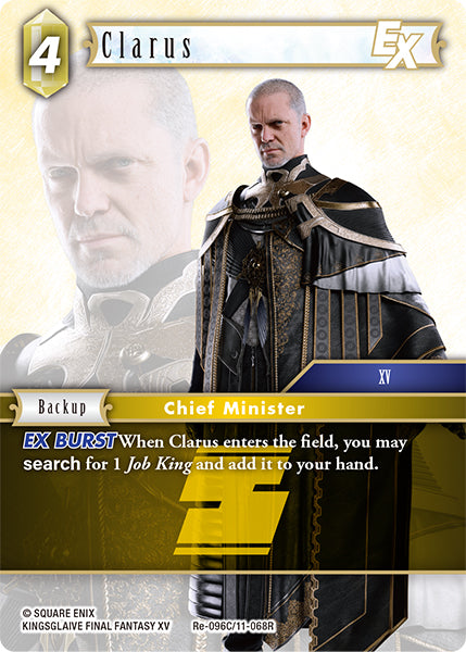 (096) Final Fantasy TCG Legacy Collection Single: Clarus (11-068) (V.1) Holo Common