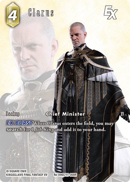 (096) Final Fantasy TCG Legacy Collection Single: Clarus (11-068) (V.2) Holo Common