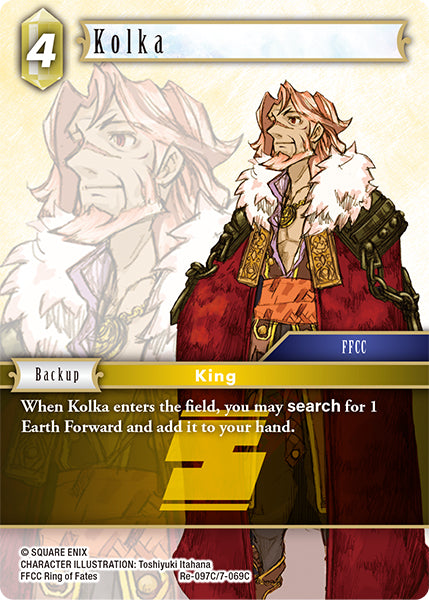 (097) Final Fantasy TCG Legacy Collection Single: Kolka (7-069) (V.1) Holo Common