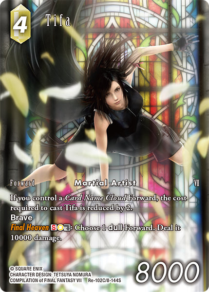 (102) Final Fantasy TCG Legacy Collection Single: Tifa (8-144) (V.2) Holo Common