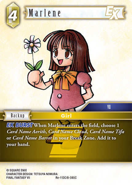 (113) Final Fantasy TCG Legacy Collection Single: Marlene (8-085) (V.1) Holo Common