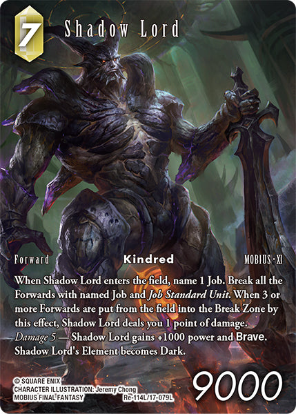 (114) Final Fantasy TCG Legacy Collection Single: Shadow Lord (17-079) (V.2) Holo Legend