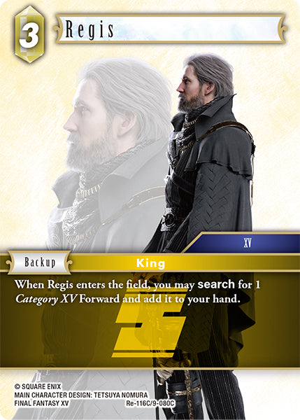(116) Final Fantasy TCG Legacy Collection Single: Regis (9-080) (V.1)  Common
