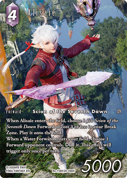(118) Final Fantasy TCG Legacy Collection Single: Alisaie (20-086) (V.2) Holo Hero