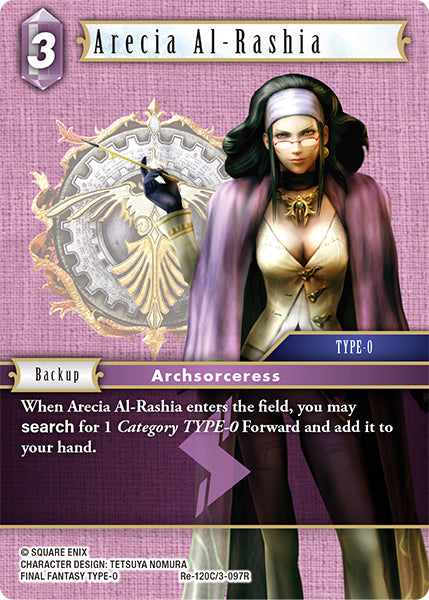 (120) Final Fantasy TCG Legacy Collection Single: Arecia Al-Rashia (3-097) (V.1)  Common
