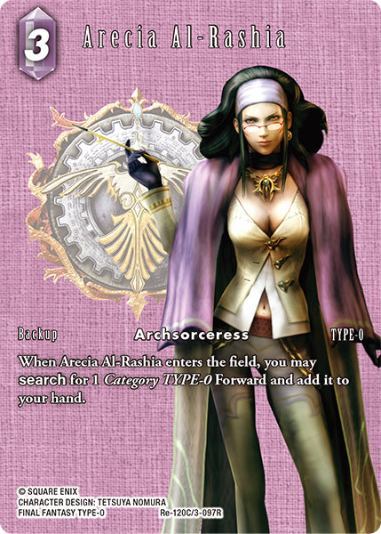 (120) Final Fantasy TCG Legacy Collection Single: Arecia Al-Rashia (3-097) (V.2) Holo Common
