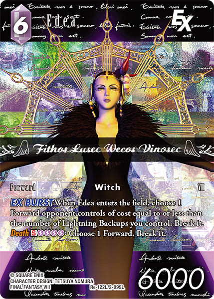 (122) Final Fantasy TCG Legacy Collection Single: Edea (2-099) (V.2) Holo Legend
