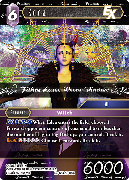 (122) Final Fantasy TCG Legacy Collection Single: Edea (2-099) (V.1) Holo Legend