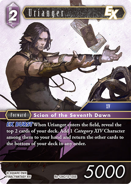 (124) Final Fantasy TCG Legacy Collection Single: Urianger (13-135) (V.1) Holo Common
