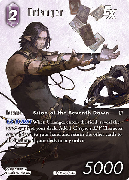 (124) Final Fantasy TCG Legacy Collection Single: Urianger (13-135) (V.2) Holo Common