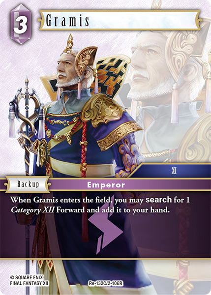 (132) Final Fantasy TCG Legacy Collection Single: Gramis (2-106) (V.1) Holo Common