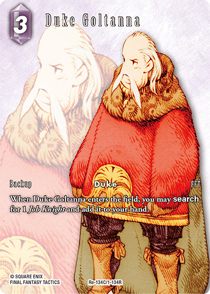 (134) Final Fantasy TCG Legacy Collection Single: Duke Goltanna (1-134) (V.2) Holo Common