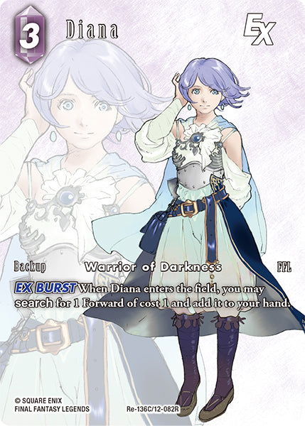(136) Final Fantasy TCG Legacy Collection Single: Diana (12-082) (V.2)  Common