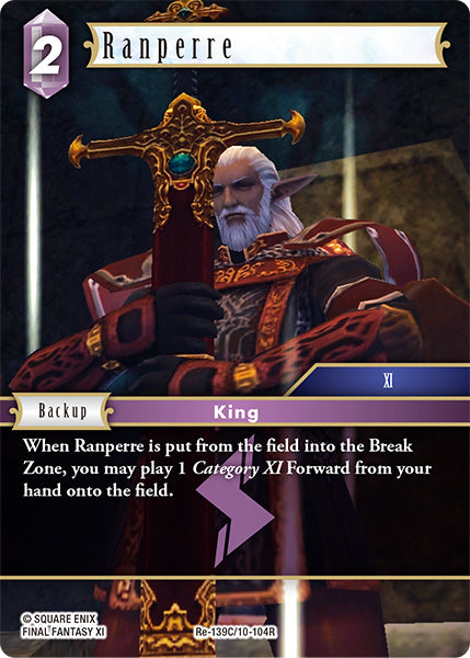 (139) Final Fantasy TCG Legacy Collection Single: Ranperre (10-104) (V.1) Holo Common