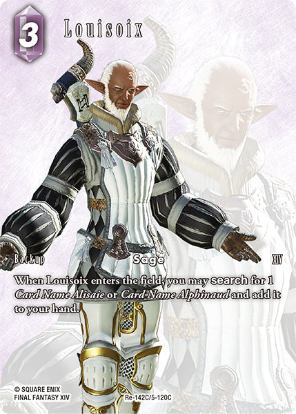 (142) Final Fantasy TCG Legacy Collection Single: Louisoix (5-120) (V.2) Holo Common