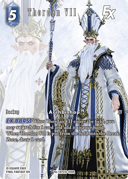 (147) Final Fantasy TCG Legacy Collection Single: Thordan VII (6-108) (V.2) Holo Common
