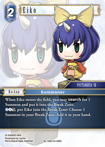 (149) Final Fantasy TCG Legacy Collection Single: Eiko (14-099) (V.1) Holo Common