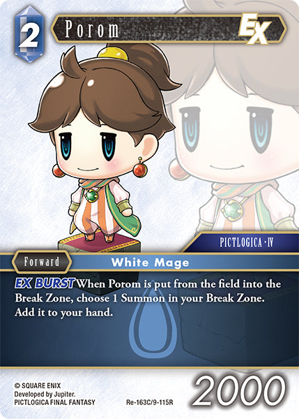 (163) Final Fantasy TCG Legacy Collection Single: Porom (9-115) (V.1) Holo Common