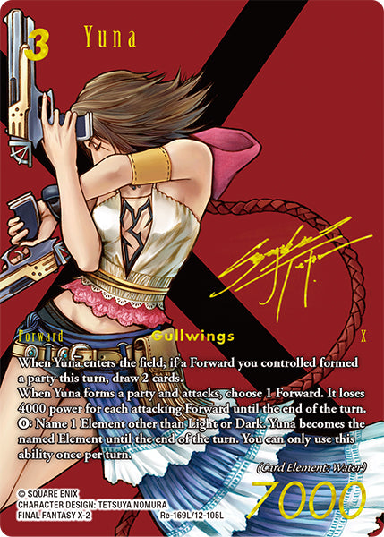 (169) Final Fantasy TCG Legacy Collection Single: Yuna (12-105) (V.3) Holo Legend