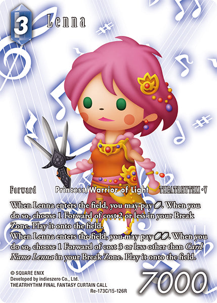 (173) Final Fantasy TCG Legacy Collection Single: Lenna (15-126) (V.2) Holo Common