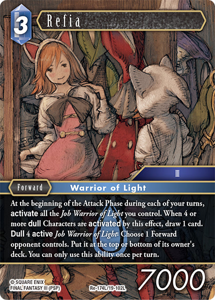 (174) Final Fantasy TCG Legacy Collection Single: Refia (19-102) (V.1)  Legend